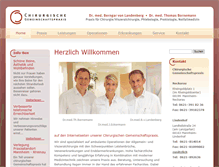 Tablet Screenshot of chirurgische-praxis-mannheim.de